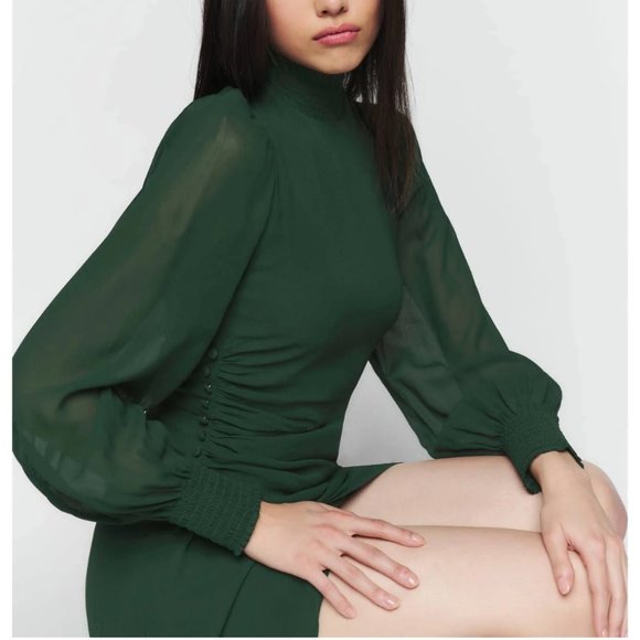 Reformation Aude Dress - Forest - Picture 3 of 9